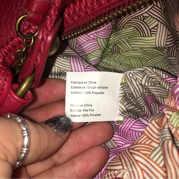 The SAK red leather crossbody - Picture 7 of 16